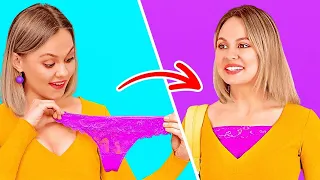 SOLUÇÕES FASHION RÁPIDAS E FÁCEIS || TRUQUES FEMININOS E IDEIAS DE ROUPAS DIY