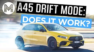 AMG A45 S DRIFT MODE tested! (And why you don't need it!) | MOTOR