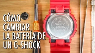 Cómo Cambiar la Batería / Pila de un Reloj Casio G-Shock GA-100 en Español