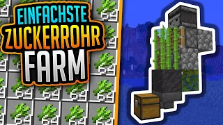 Zuckerrohr Farm (extrem einfach) ✨ Minecraft 1.20 Tutorial ✨ ErikOnHisPeriod