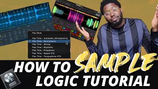 4 WAYS TO SAMPLE IN LOGIC FOR BEGINNERS (STOCK PLUGINS)  | Logic Pro X (10.5) Sampling Tutorial