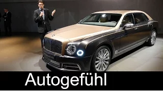 Bentley Mulsanne Facelift EWB motor show REVIEW extended wheelbase Interior/Exterior live check