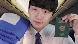 ASMR 리용항공✈️Friendly Flight Attendant Roleplay✈️