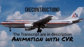 American Airlines Flight 587 Crash || Animation with CVR. (Read description)