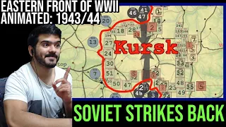 Eastern Front of WWII animated: 1943/44 (Eastory) reaction