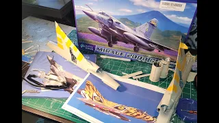 1/32 kittyhawk mirage 2000c tiger meet paint scheme build