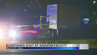 One injured in shooting near Amazon Warehouse
