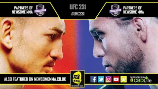 UFC 231 breakdowns, predictions and topics hosted by Newsome & Jon