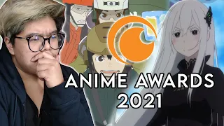 Crunchyroll Anime Awards 2021 Nominees AND WHO IM VOTING FOR?!