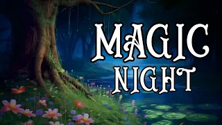 😴 MAGIC NIGHT for Sleep - A Magical Night at the River | Bedtime Story with RAIN Sounds