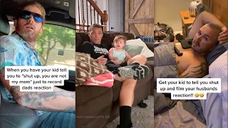 "Shut Up Mom" And  Dad's Reaction TikTok NEW CHALLENGE Compilation Part 1