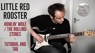 Little Red Rooster - Howlin' Wolf / The Rolling Stones - Tutorial + Tab