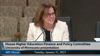 House Higher Education Finance and Policy Committee 1/31/23