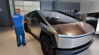 My Dad taking Delivery of Tesla Cybertruck!