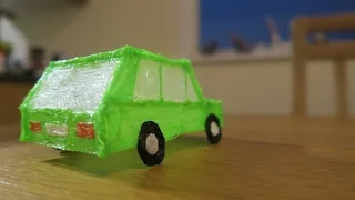 3D Pen Art-How to make a DIY 3D car/ scribbler v1/ 3d pen tutorial