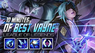 VAYNE MONTAGE - 10 MINUTES OF BEST VAYNE | Ez LoL Plays [60 FPS]