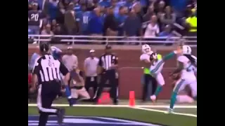 Dolphins' Brent Grimes Makes Unbelievable 1 Handed Interception vs  Lions