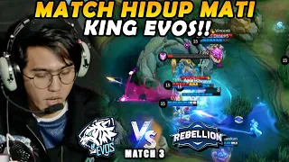 MATCH PENENTUAN UNTUK SANG MACAN BISA LOLOS KE PLAYOFF!! - EVOS VS RBL MATCH 3