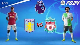 FC 24 - Aston Villa vs Liverpool | Premier League 23/24 Full Match | PS5™ [4K60]