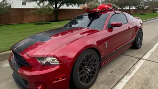 Christmas Tree on top of a 800whp Shelby Gt500!!! (ONTHREE)