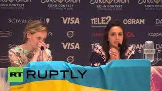 Sweden  Ukraine's Jamala holds presser after winning Eurovision 2016