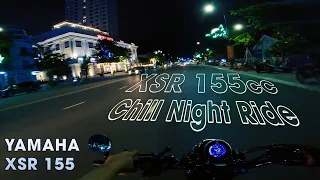 Chill Night Ride | Yamaha XSR 155 POV