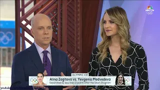 Alina Zagitova Olymp 2018 Discussion after SP B