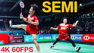 [4K 60FPS] KANG MINHYUK/SEO SEUNGJAE VS LIANG W K/WANG CHANG | INDIA OPEN 2023 | MEN'S DOUBLES SEMI