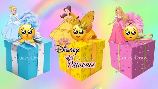 Escolha seu presente Choose Your Gift 🎁👑🦄CHOOSE YOUR GIFT🎁 Cinderella vs Belle vs Aurora Princess💙💛🍑