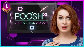 Felicia Day and Adam Nickerson play Poosh XL! Part 1!