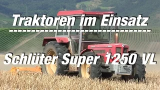 Traktoren im Einsatz: Schlüter Super 1250 VL  beim Mulchen (FULL HD Film)