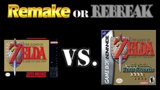 ROR: TLOZ A Link to the Past (SNES vs  GBA & Four Swords)