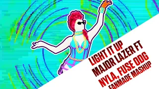 Light It Up by Major Lazer Ft Fuse ODG, Nyla (Cover by Sam And The Womp) Just Dance Fanmade Mashup