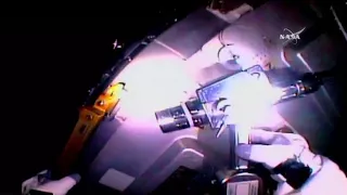 Astronauts make space station repairs in lengthy spacewalk