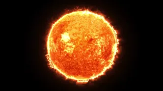 Sun rotating and plasma blast 4K video free download