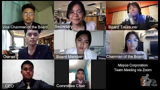 Virtual Team Meeting Role Play