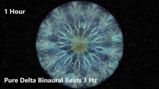 Pure Delta Binaural Beats 3 Hz [1 Hour]