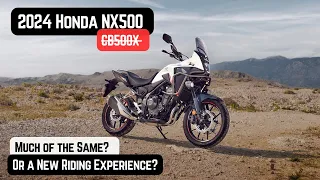 Honda NX500 2024 vs CB500X 2023 Comparison you want to see!