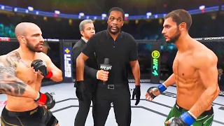 Alexander Volkanovski vs Yair Rodriguez Full Fight - UFC 4 Simulation