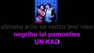 Yana Kay & Intars Rešetins - Pieskāriens - KARAOKE