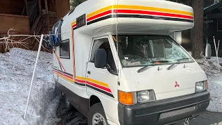 #Vanlife Tour: Delica Winter Mode