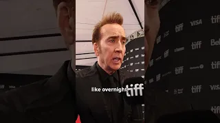 Nicolas Cage on the Memeification of Nicolas Cage at TIFF 2023 😂 (via @TIFF) #TIFF2023