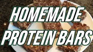 EASIEST HOMEMADE PROTEIN BARS (ONLY 4 INGREDIENTS)