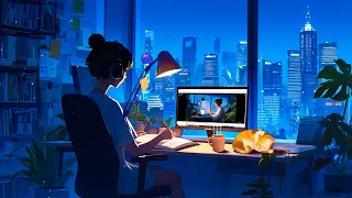 Late Night Vibes 🌙 Study Music - study / relax / stress relief ~ Chill lofi beats