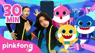 Robot Dance with Kids & Baby Shark | Dance for Kids Compilation | Pinkfong Songs