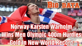 Norway Karsten Warholm Wins Men Olympic 400m Hurdles Gold In New World Record