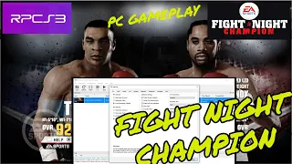 Fight Night Champion CONFIG/SETTING - RPCS3