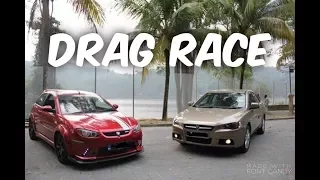 Inspira 1.8(M) VS Satria Neo R3 1.6(M) | DRAG RACE