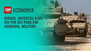 Israel investiu 4,5% do PIB do país em arsenal militar | CNN NOVO DIA