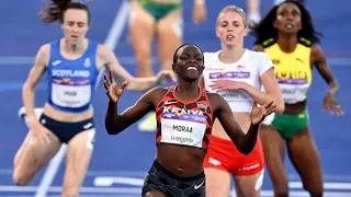 Mary Moraa Wins Gold in 800M race at Birmingham Commonwealth